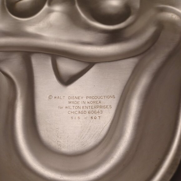 1976 Wilton Disney Donald Duck Face 515-507 Cake Pan Mold - Picture 3 of 4